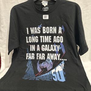 Star Wars I Was Born A Long Time Ago 50th Birthday Portrait T-Shirt Lucasfilms M
